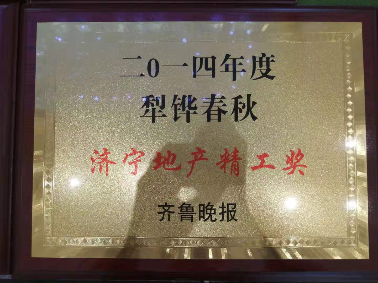 2014年濟寧地產(chǎn)精工獎（齊魯晚報）.jpg